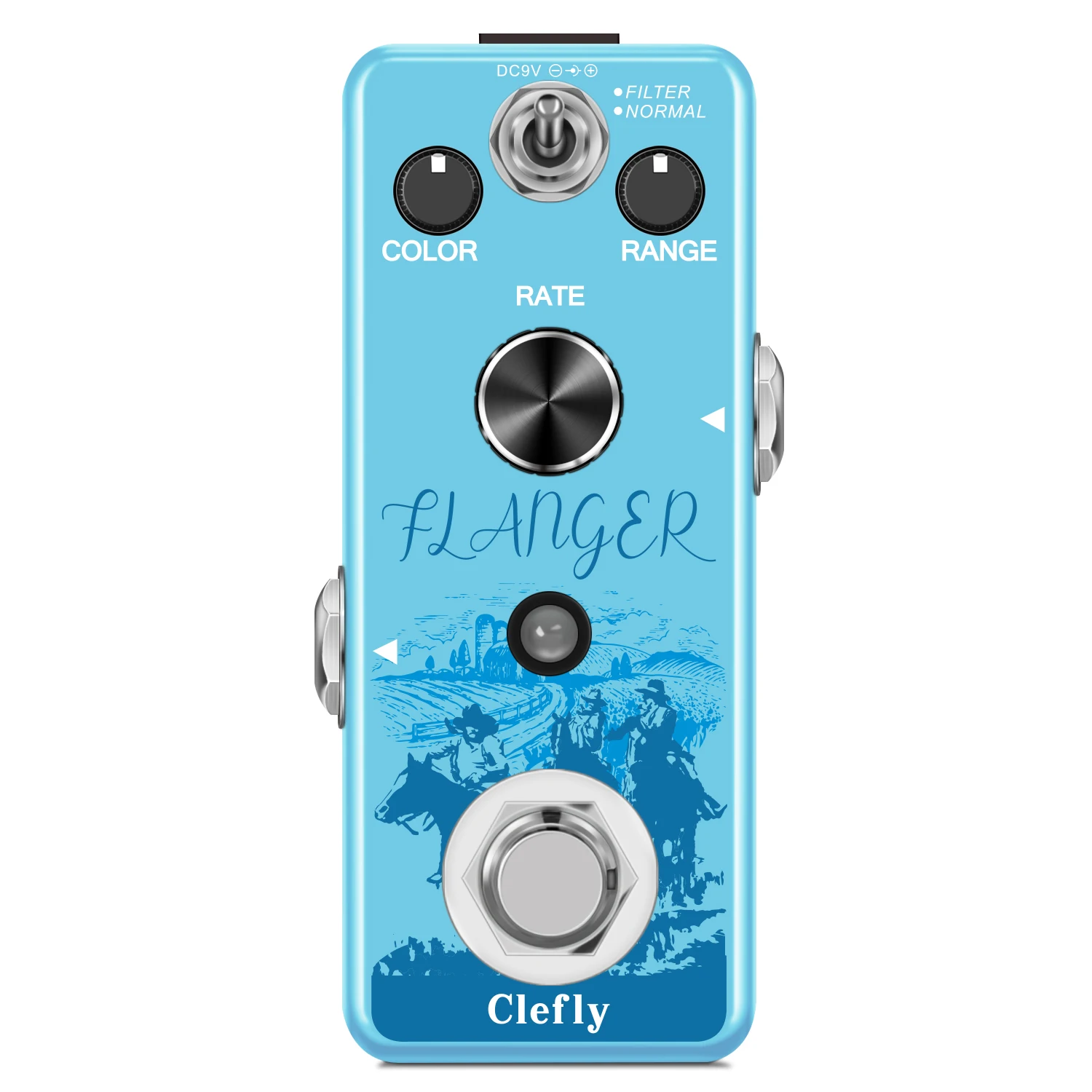 

Clefly LEF-312 Pure Analog Flanger Guitar Effect Pedal with Static Filtering True Bypass Guitar Accessories Clefly LEF-312