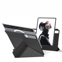 Compact Travel Case with Magnetic Clip and Heat Dissipation Technology (Black)