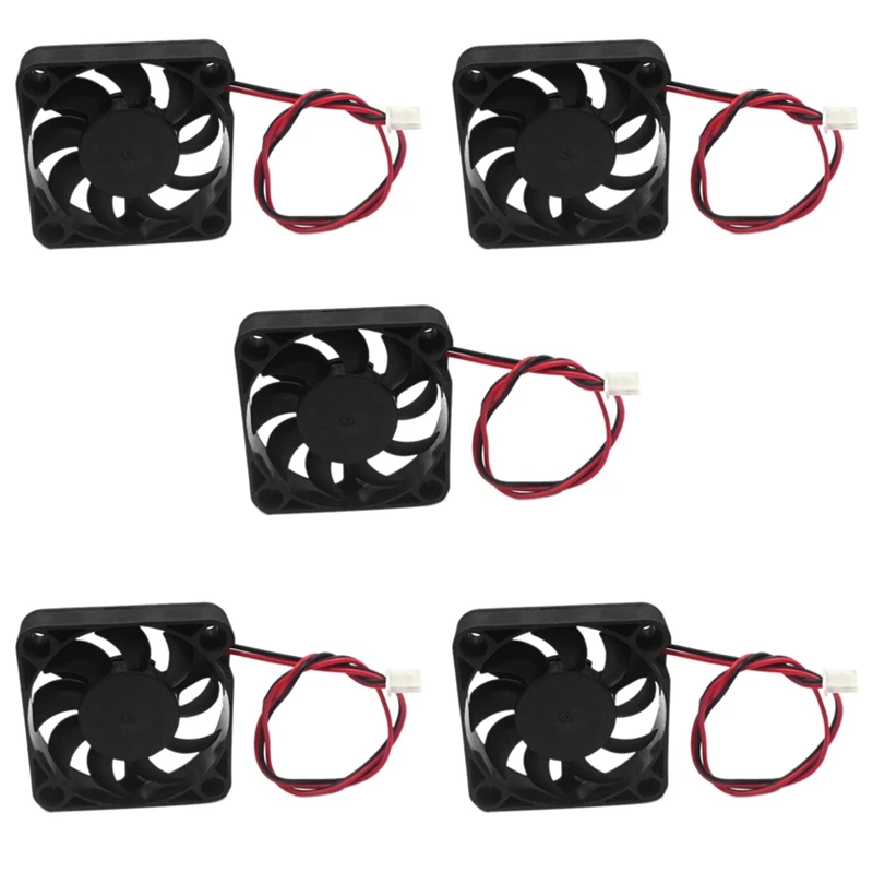B96A-Cooling Fan 50X50x10mm 5010 DC 2Pin Brushless Cooling Fan Is Suitable For CPU/Electronic Equipment Cooling