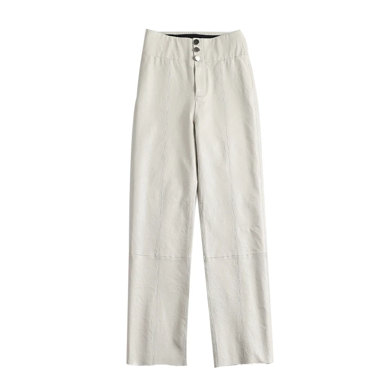 Рисунок 6 - Женские прямые брюки Tajiyane из натуральной кожи