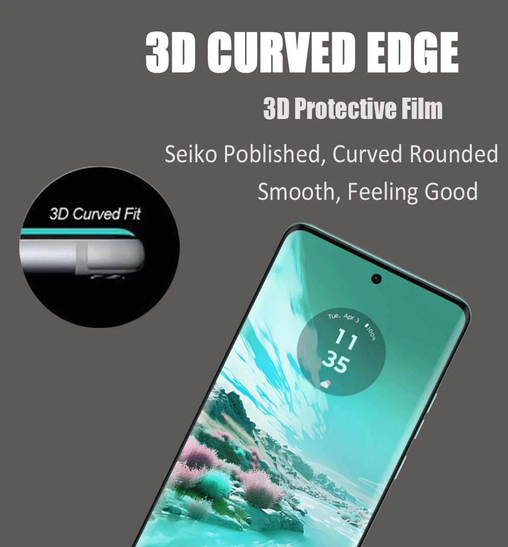 WFTE [2-Pezzi Vetro Temperato per Motorola Moto Edge 30 Neo Pellicola