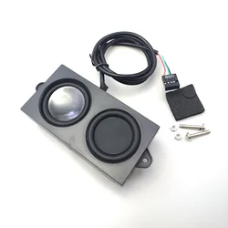 Enhanced Desktop Chassis with Integrated Audio System and Subwoofer (9 - pin speaker)