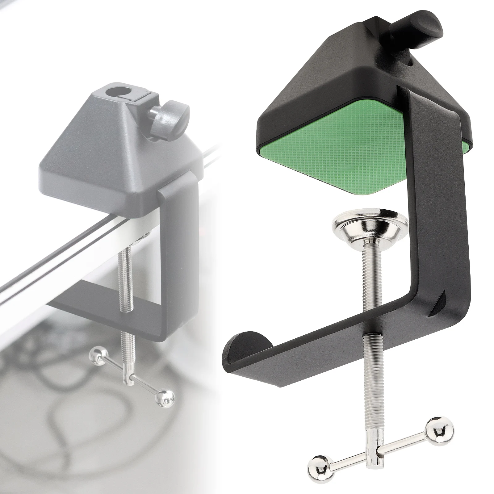 

Heavy-Duty Metal Table Mount Clamp Desk Table Mount Clamp for Microphone Arm Stand Holder Desk Lamp, Bracket Clamp