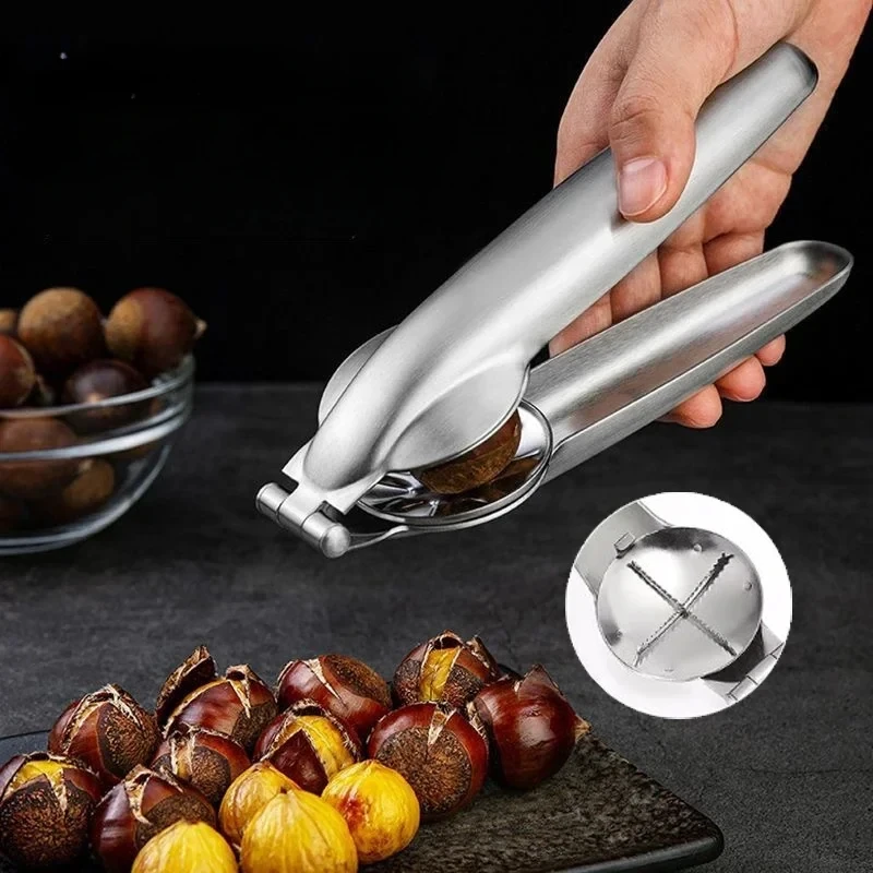 Chestnut Peeler Cross Shaped Stainless Steel for Walnut Chestnut Nut