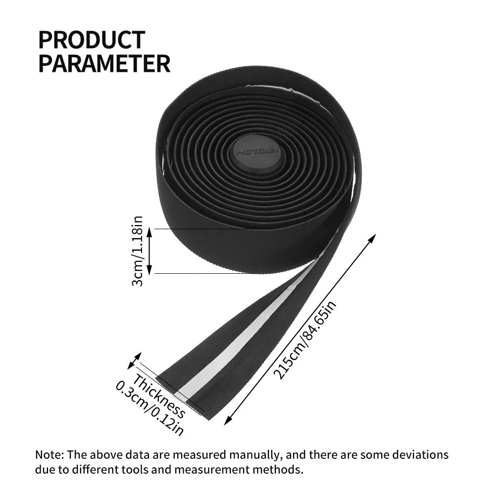 MOTSUV Road Bike Handlebar Tape Small Square Comfortable Shock Absorbing Belt Winding Straps Soft Wear-Resistant Cycling Stra
