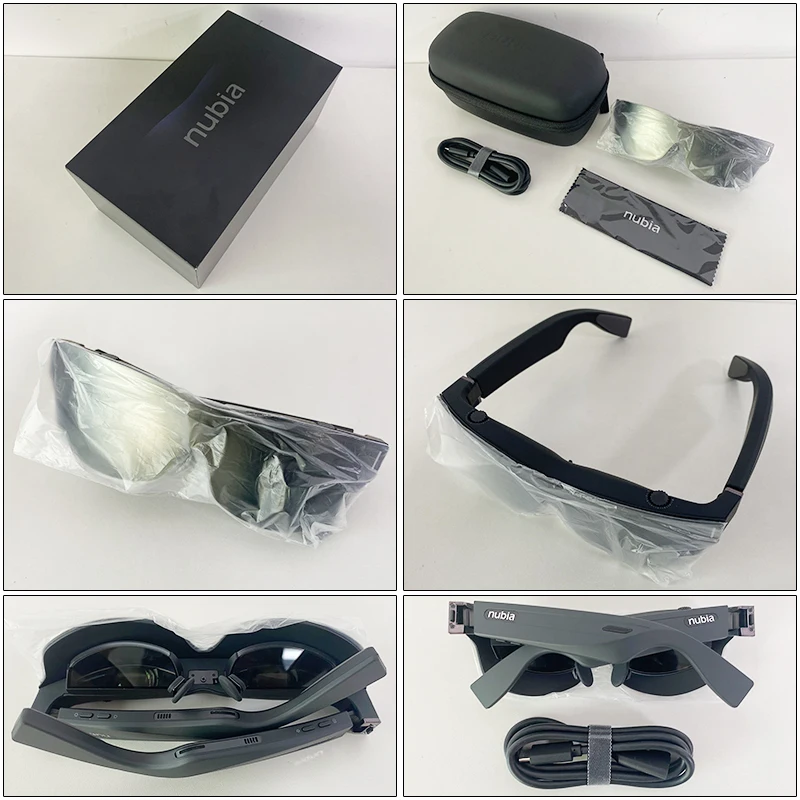Global Version Nubia Neovision AR Glass 79g weight 120 inch HD huge screen 0-500&deg; Myopia Adjustment Nubia Neovision Glass NVF01