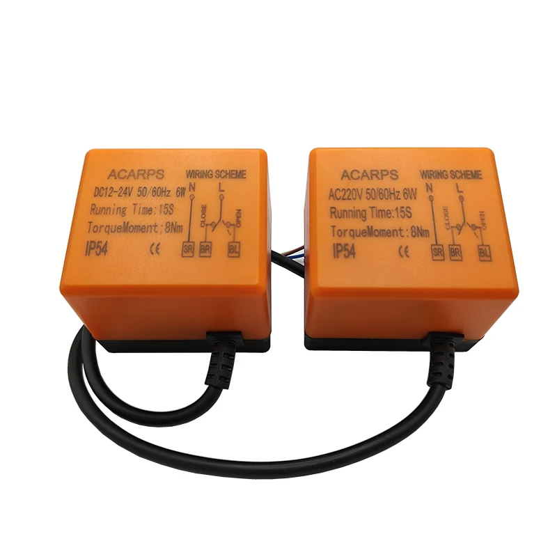 Atuador Elétrico da Válvula de Esfera Motorista Motorizado Três Fios Dois Controles 220v ac 24v ac dc 24v dc 12v Dn1550