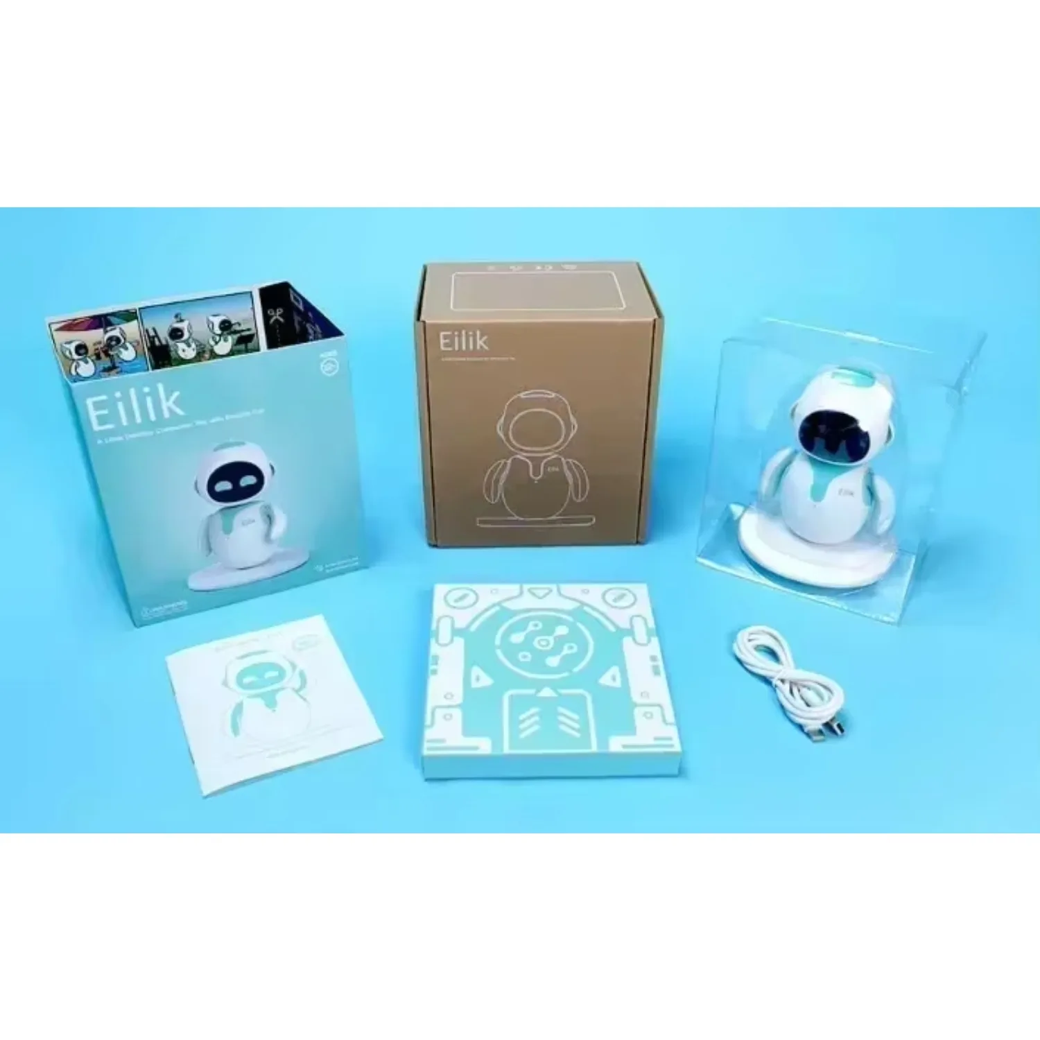 Smart Robot Toy 100% original Eilik-A little Companion Bot with Endless Fun Smart Robot Toy(( food, cloth, ect optional for different cost))