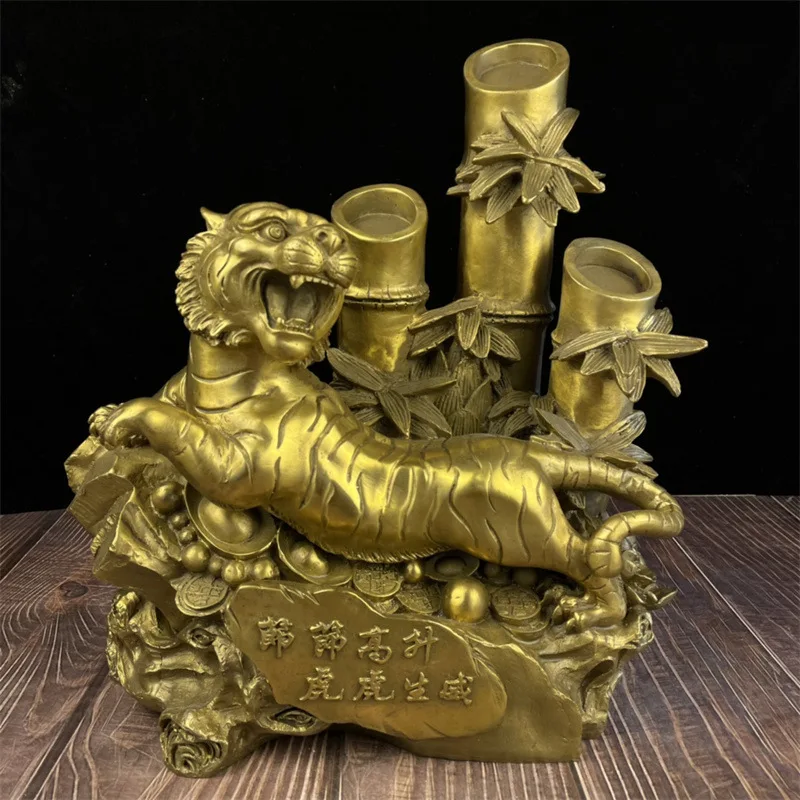 Латунные украшения Guyunzhai, китайский знак зодиака, высокий подъем, Shengwei, тигр, альпинизм, мышь