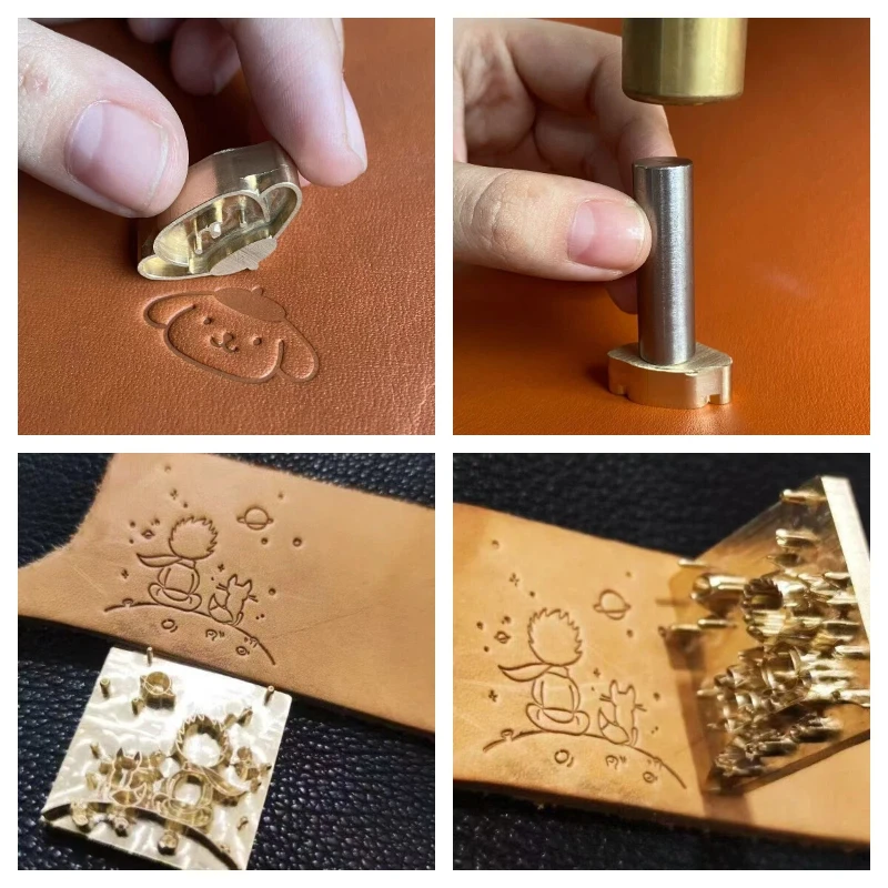 Personalisierter Heißprägestempel für Leder – Branding-Eisenstempel mit individuellem Logo aus Messing für Holz, Kuchen, Backen und Bastelarbeiten – Detail 7