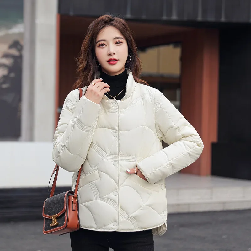 Women's Winter Coats Parka Short Padded Jacket Light Cotton Coat Cheap Wholesale Super Hot Fashion Stand Collar Jacket New