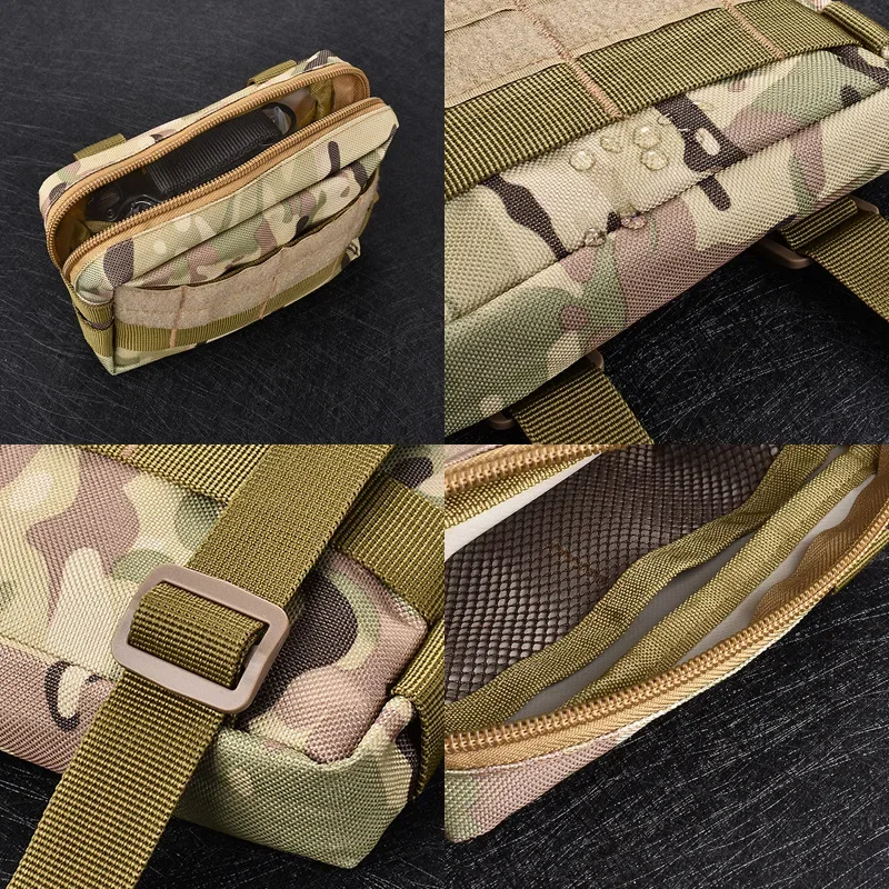 Hunter Molle Pouch Camping small Bag Tactical Belt Waist Bag Multi Outdoor Sport Phone Bags EDC Tool Pocket Hunting Fanny Pack 4