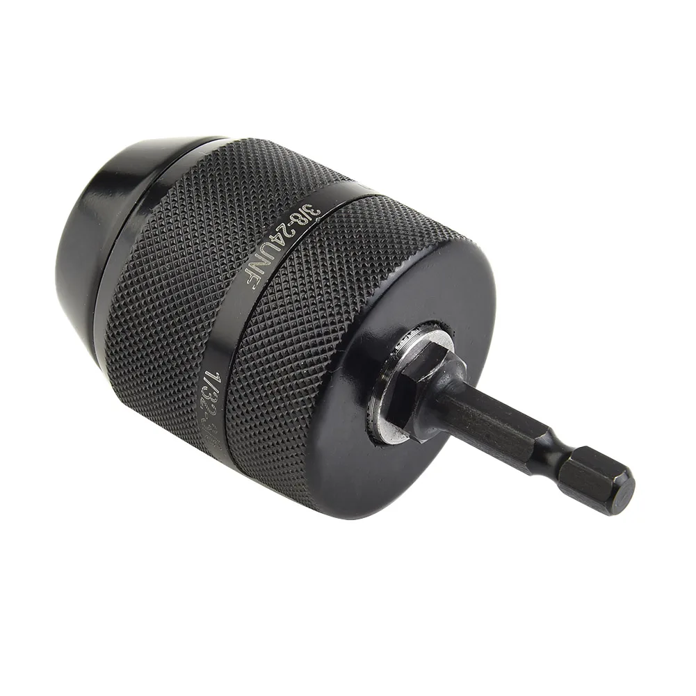 Efficient Drill Chuck SDS Plus Adapter 0.8mm-10mm 3/8-24UNF Adapter Chuck Converter Keyless Socket Square 4pcs adjustable bipod adapter