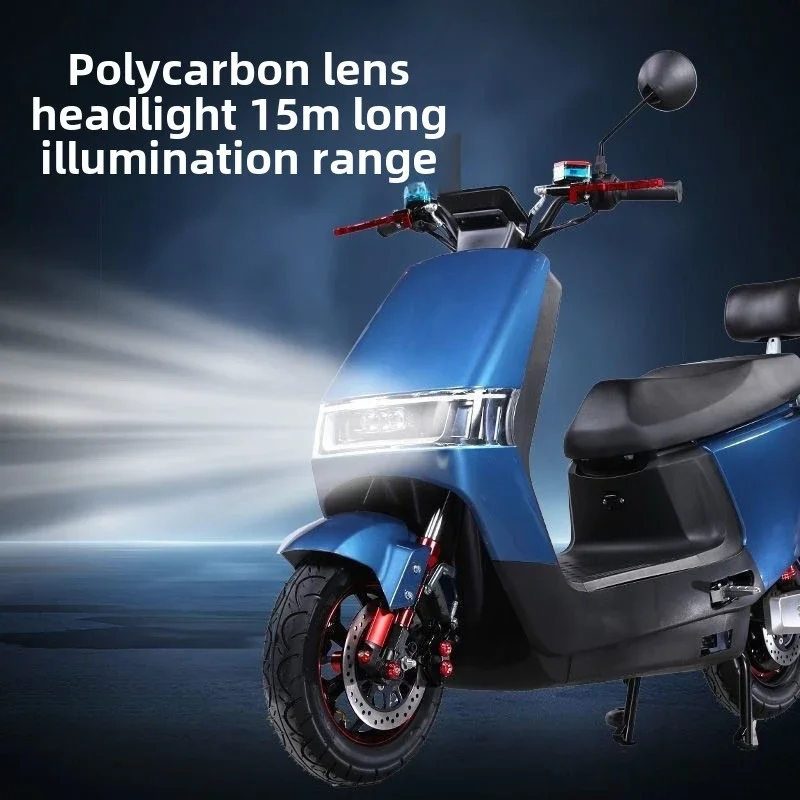 New Electric Vehicle 72V96V Electric Motorcycle Adult Scooter High-power Long-distance Running High-speed Motorcycle