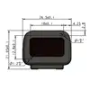 BENEWAKE TF-NOVA lidar linear spot laser radar small size 0.1-7m, FoV 14 ° * 1 °, supports UART, IIC, and I/O communication 2