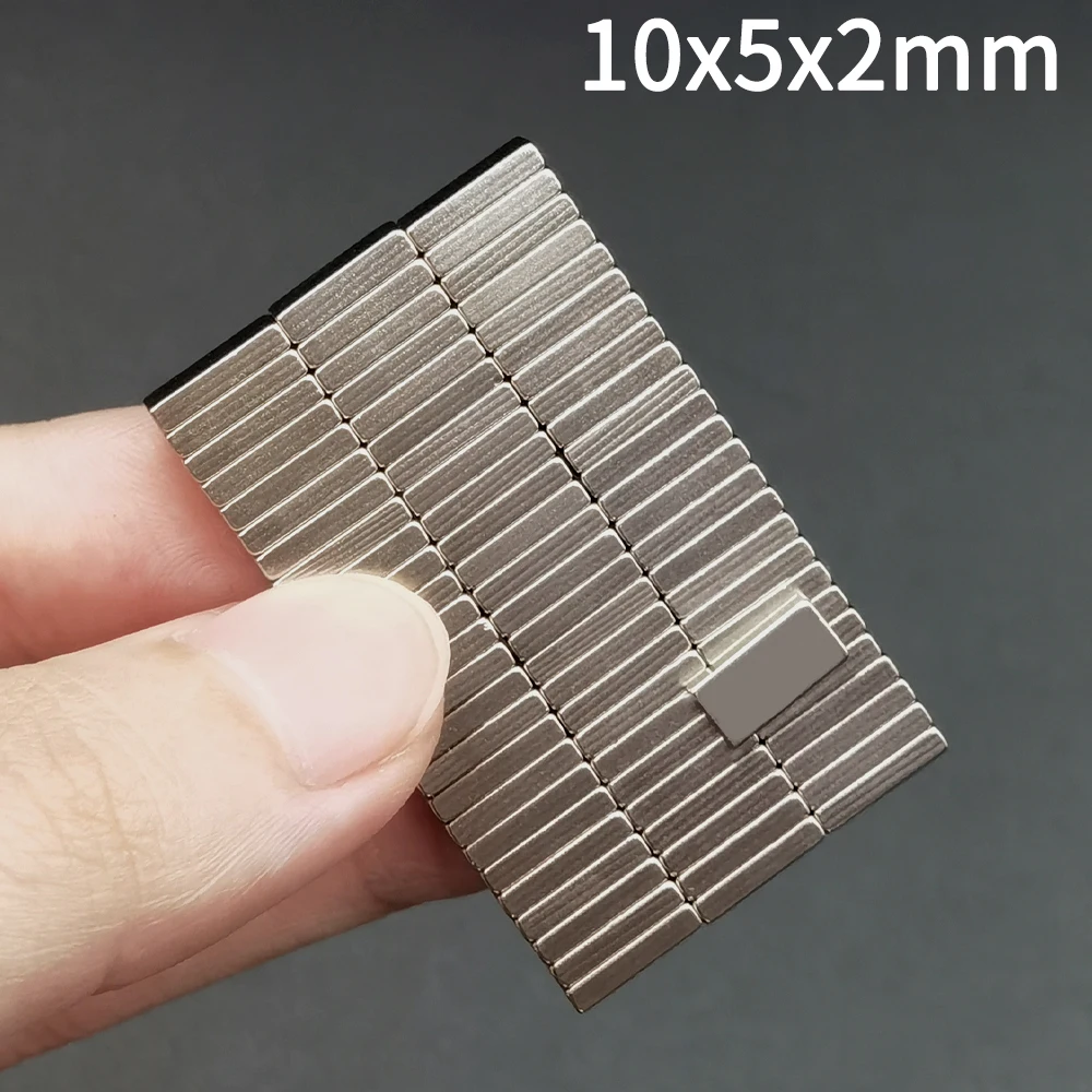 5-5000Pcs 10x5x2 mm Small Block Neodymium Rectangular Magnet 10mm x 5mm x 2mm NdFeB Super Powerful Strong Magnetic Permanent neodymium magnets