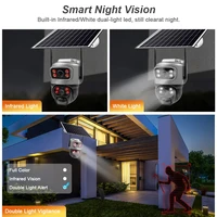 V380 Dual-Lens 4G Solar Security Camera – 8MP 4K IP Cam with PIR Human Detection & Night Vision, Waterproof CCTV Monitor 6