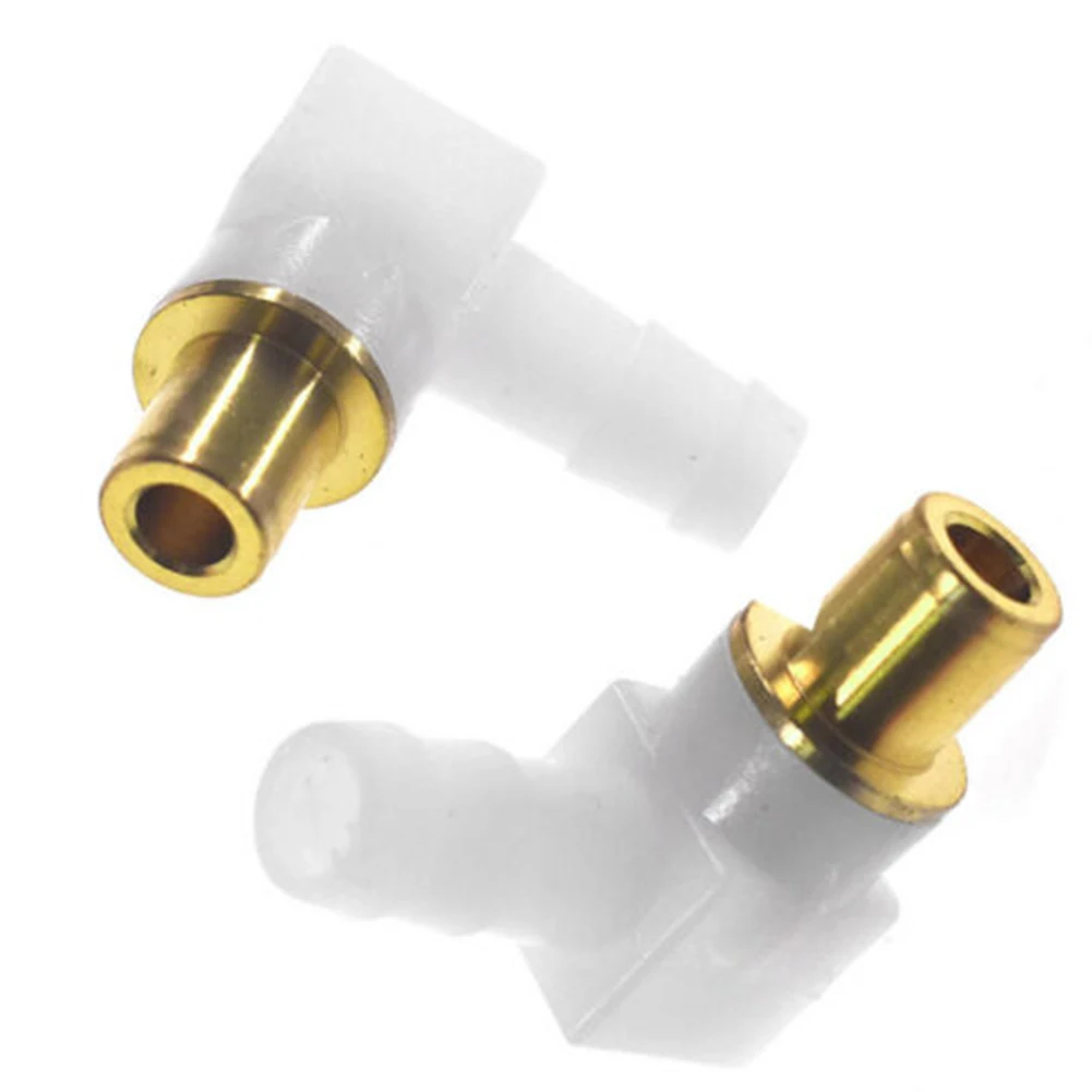 

Oil Line Adapter Fuel Hose Connector Carburetor Replacement Parts 1/4\" Line 2PCS 5/16\" Plastic Fuel Line Nipple