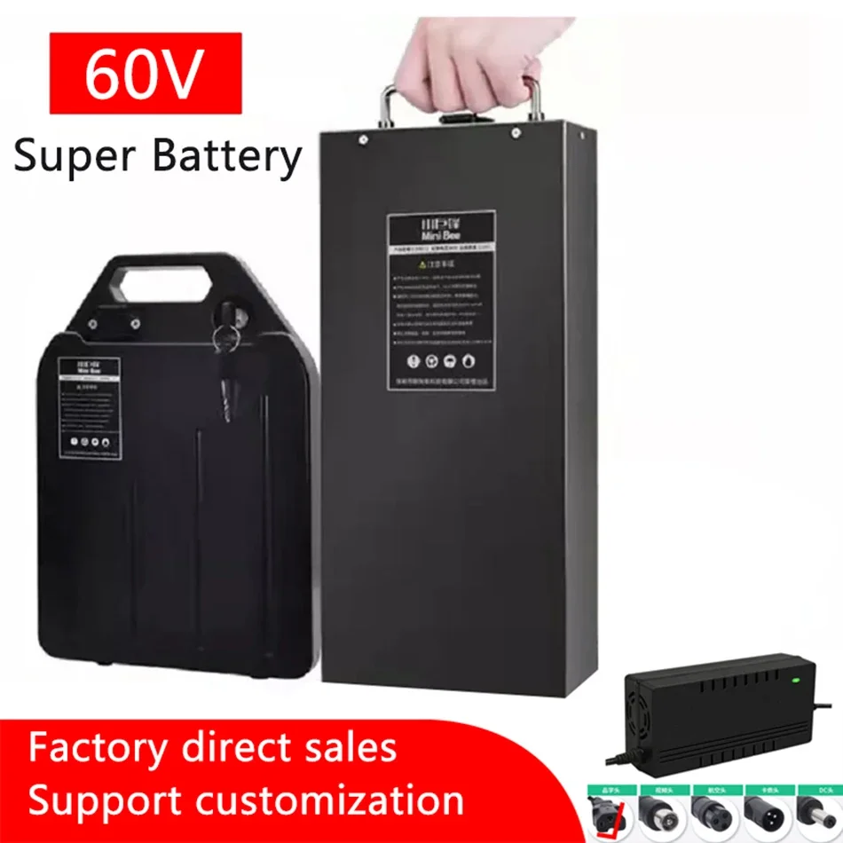 

Harley electric car lithium battery waterproof 18650 Battery 60V 20Ah for two Wheel Foldable citycoco electric scooter bicycle