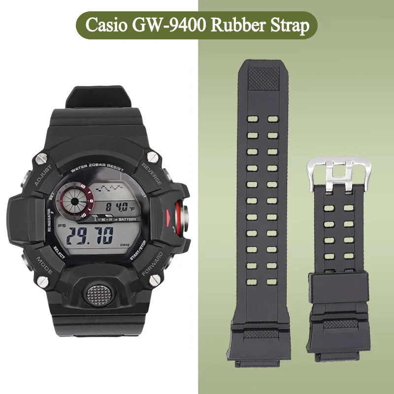 Premium Waterproof Rubber Watch Strap - Soft, Durable Replacement Bracelet Accessory