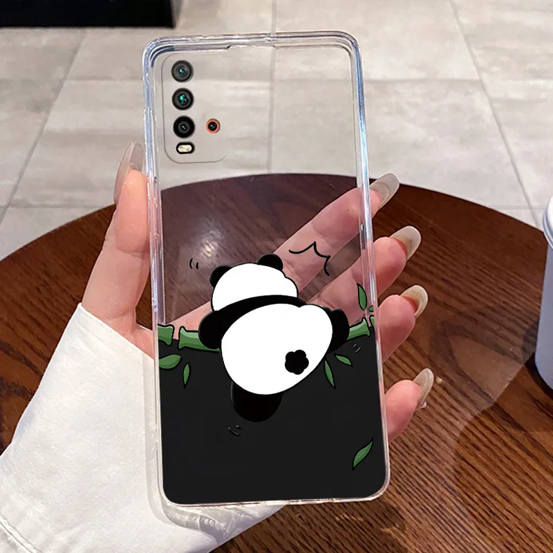Luxury Aesthetic Transparent Cat Design Soft TPU Silicone Phone Case