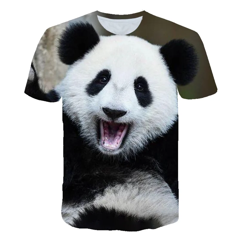 Cotton Panda 3D Print T Shirt for Men and Women