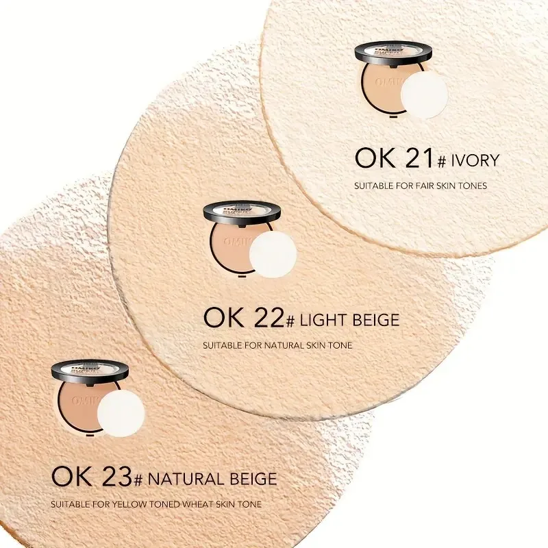 Loose Powder Focallure 3 Colors Face Pressed Powder Oil Control Makeup Mineral Powder Natural Concealer Contour Face Cosmetics 3