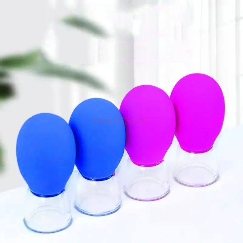 8pcs Facial cupping device lifts facial muscles, lifts cupping massage, silicone vacuum cup scraping 3