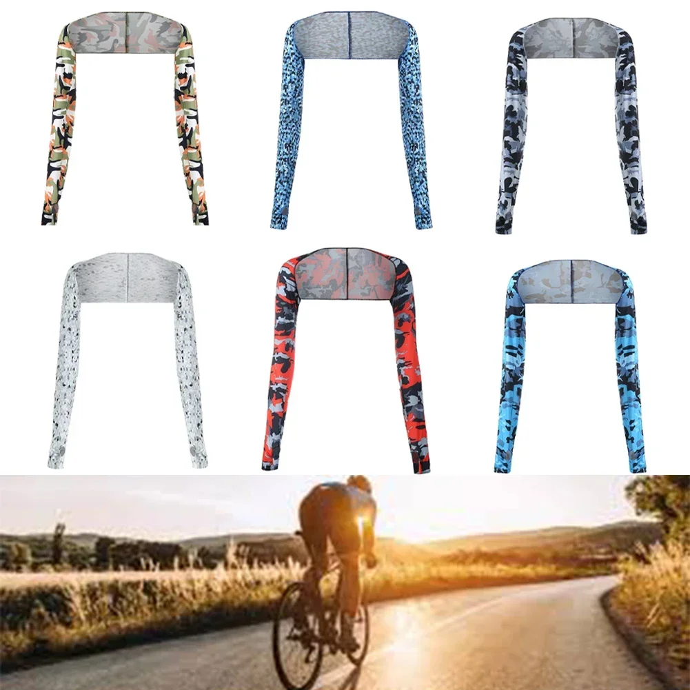 Waterproof Cycling Coat Feeling Cool Moisture Wicking Running Sports Sleeve Cover Unrestricted Movement