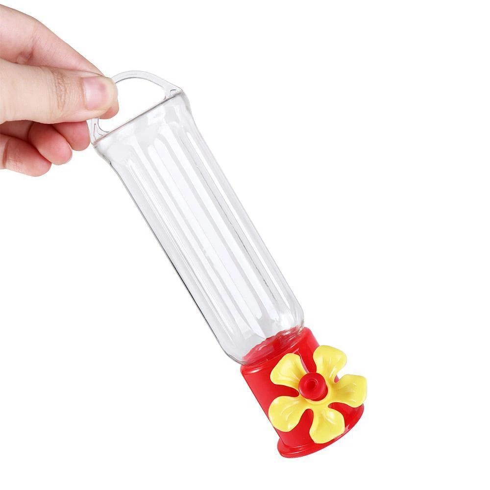 90ML Hummingbird Feeders Portable Transparent Hanging Bird Feeders Removable Lightweight Water Bowl Garden bird feeder