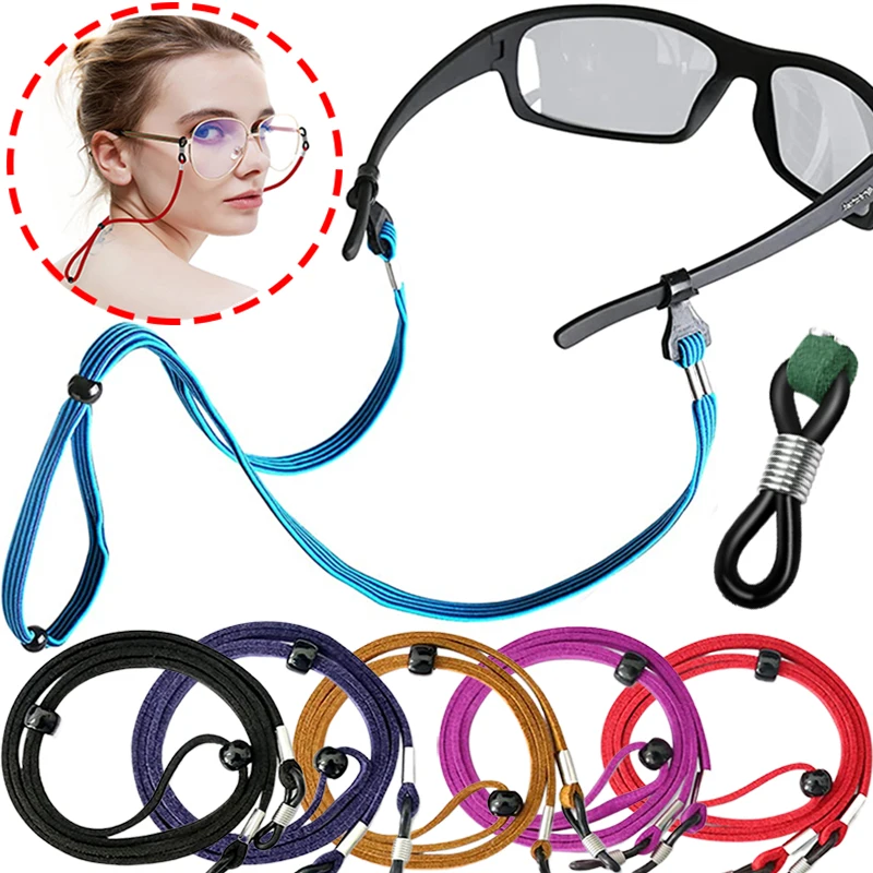 Schwimmen Sport Brillen Gläser Anti Slip Brillen Kette String Halter  Sonnenbrille Strap Mode Accessoires Für Frauen Männer Von 0,66 €
