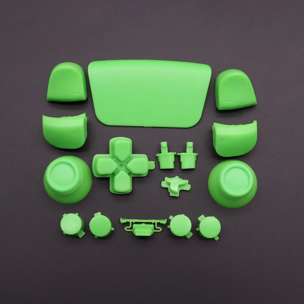 Replacement Buttons Set D-Pad L1 R1 L2 R2 Trigger Button Key Accent Ring For PS5 BDM-010 V1 Controller