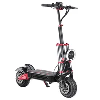 BOYUEDA S5-11 Scooter électrique, moteur 2*3000W, batterie 60V 38AH, pneu 11 pouces, vitesse maximale 85 km/h, portée 120 km, double frein à disque hydraulique, amortisseur hydraulique, écran LCD 5