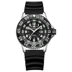 ADDIESDIVE Men's Luminous Waterproof Nylon Strap Watch (Elastic strap)