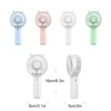 Portable Handheld Fan Small Cooling Fan USB Rechargeable Eyelash Eyelash Mute Cooler  Handheld Fan Mini USB Rechargeable Desk 6