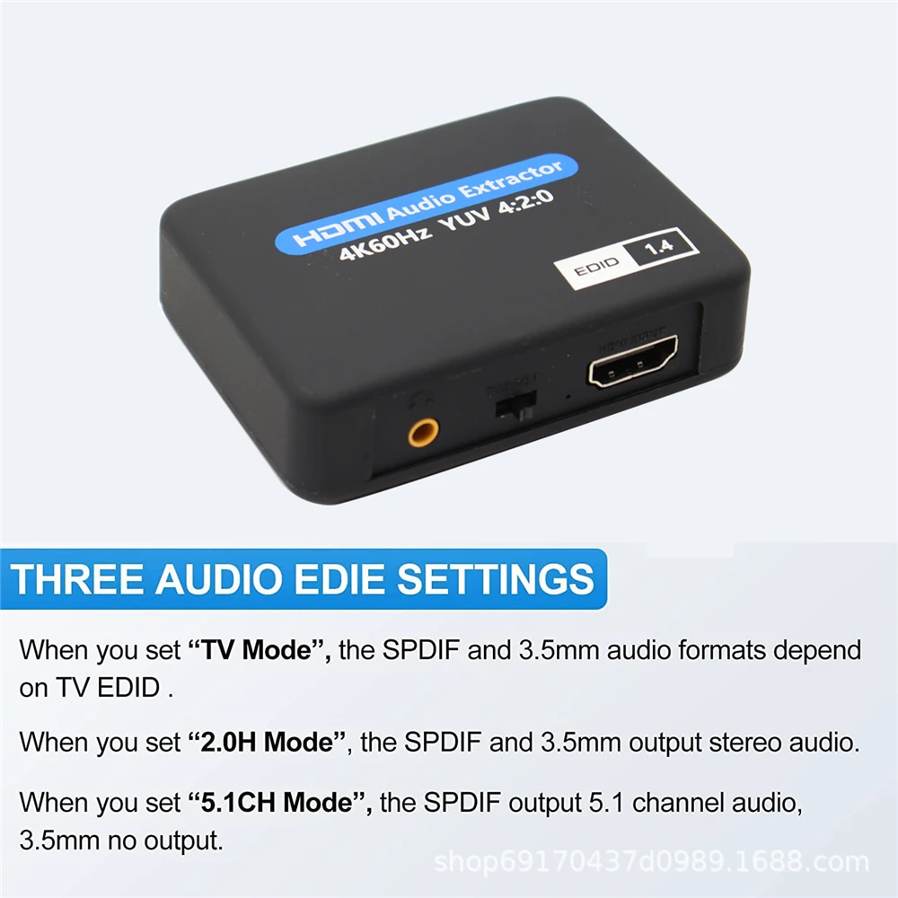 HDMI ȣȯ  , 4K X 2K HDMItoHDMI  TOSLINK SPDIF + 3.5mm ׷ , USB ̺   й