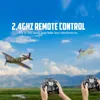 Spitfire RC Plane 2.4G 4CH  EPP 400mm Fixed Wingspan Remote Control Fighter One-key Aerobatic RTF 761-12 RC Aircraft 2