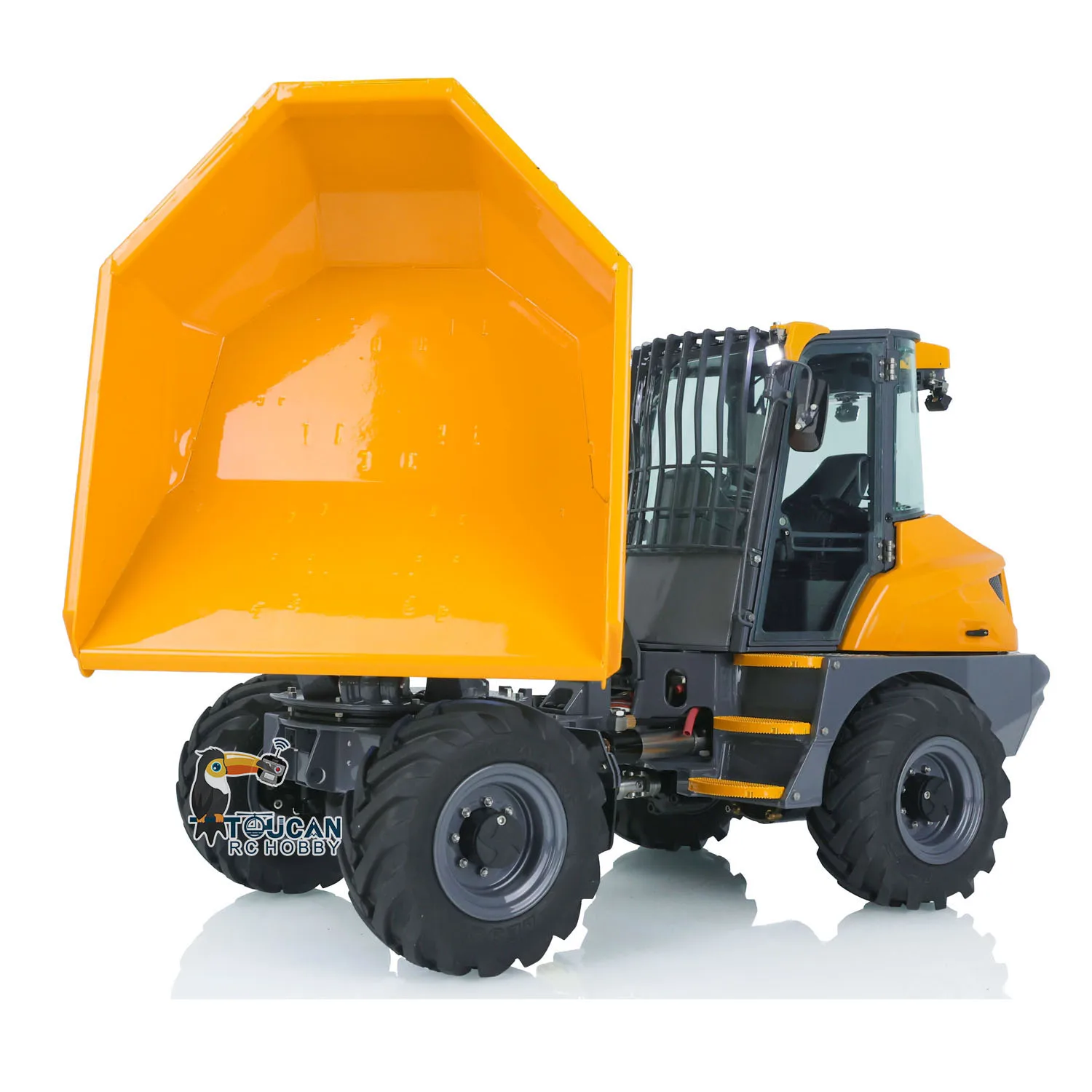 RTR LESU Painted Assembled 6MDX 1/14 RC Tipper 4X4 Hydraulic Articulated Dumper Car Toy With Sound Light Group THZH1395 6