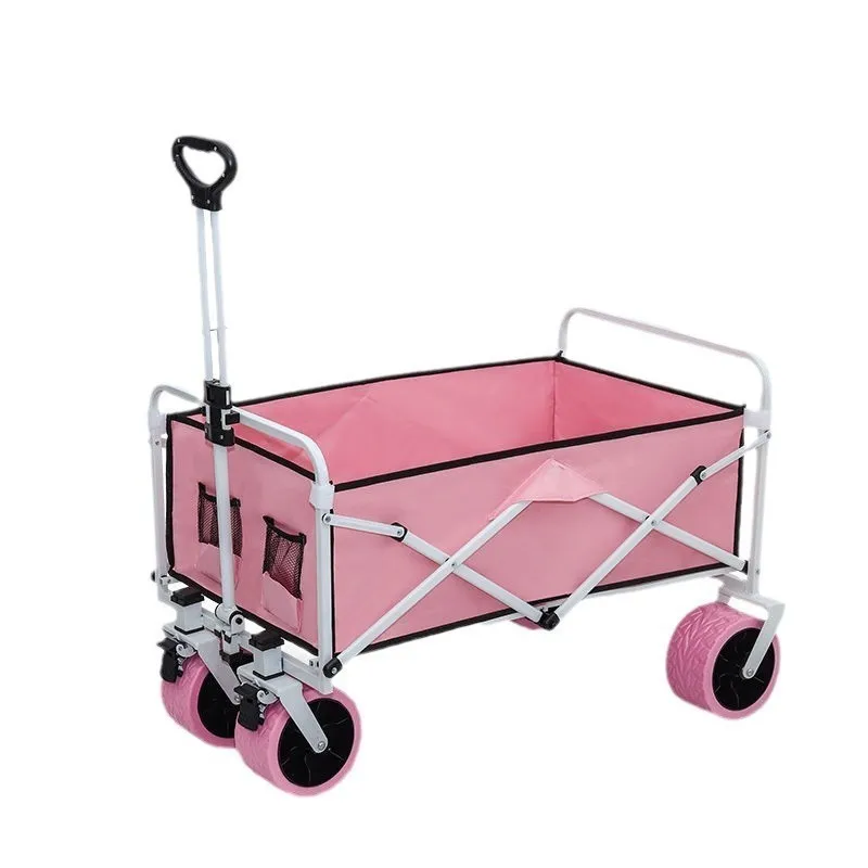 DZ Stall Small Cart Shopping Camping Picnic Cart Folding Table Portable And Adjustable Night Market With Sunshade Umbrella