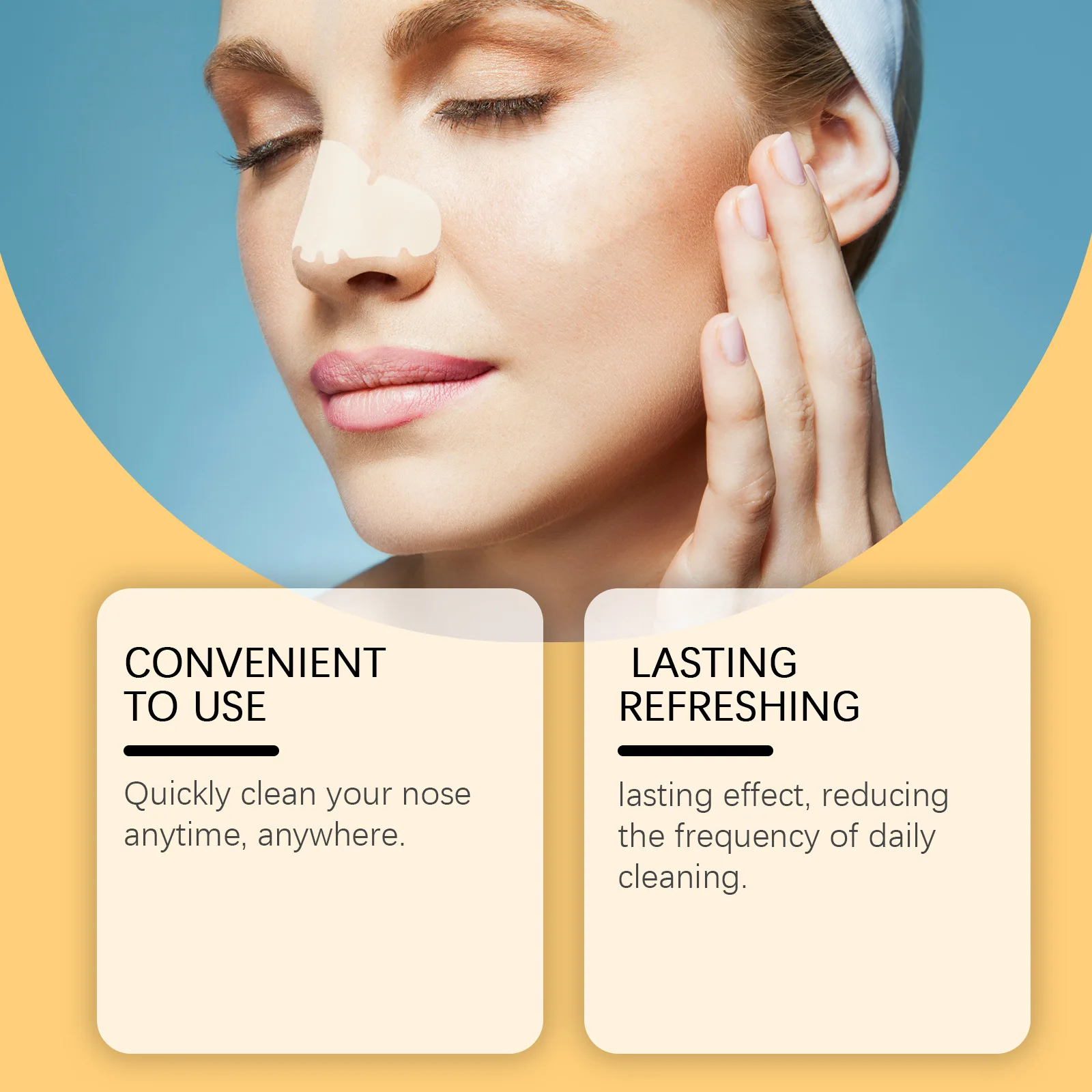 Poriënreinigingspatch Neussticker Diepe reiniging T-zonestrips Mee-eters verwijderaar Olie-controlerende moisturizer Neusreiniging Verzorgingsmasker_voghion.com