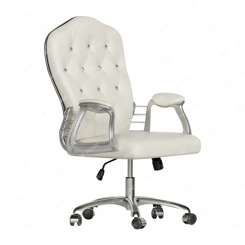 

European-Style Home Computer Chair Lifting Seat Study Office Swivel Chair Backrest Girls' Bedroom Live Broadcast Anchor Chair