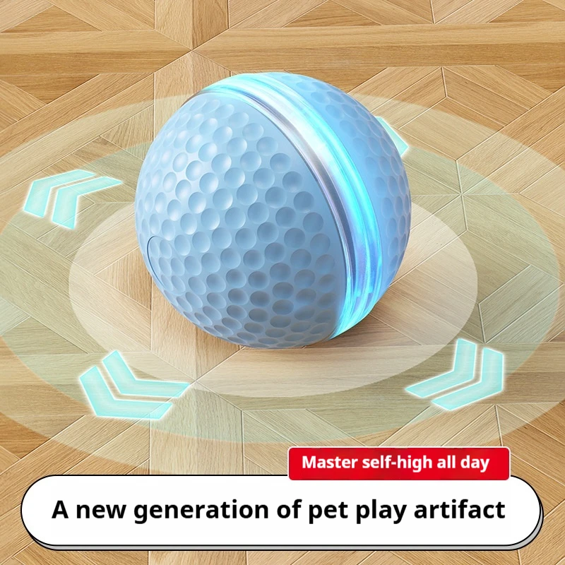 New Cat Interactive Ball Toy Indoor Automatic Rolling Magic Ball Smart Cat Toys Electronic Interactive Cat Toy Game Accessories