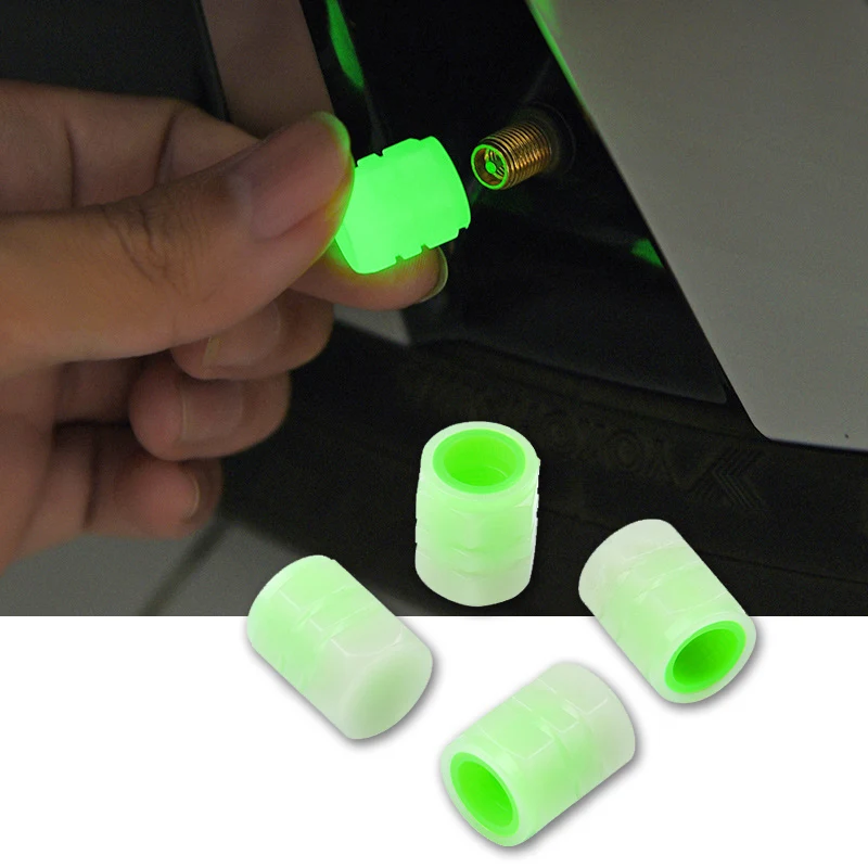 

Car tire luminous valve cap electric vehicle motorcycle valve cover fluorescent valve core cover cover decorative accessories