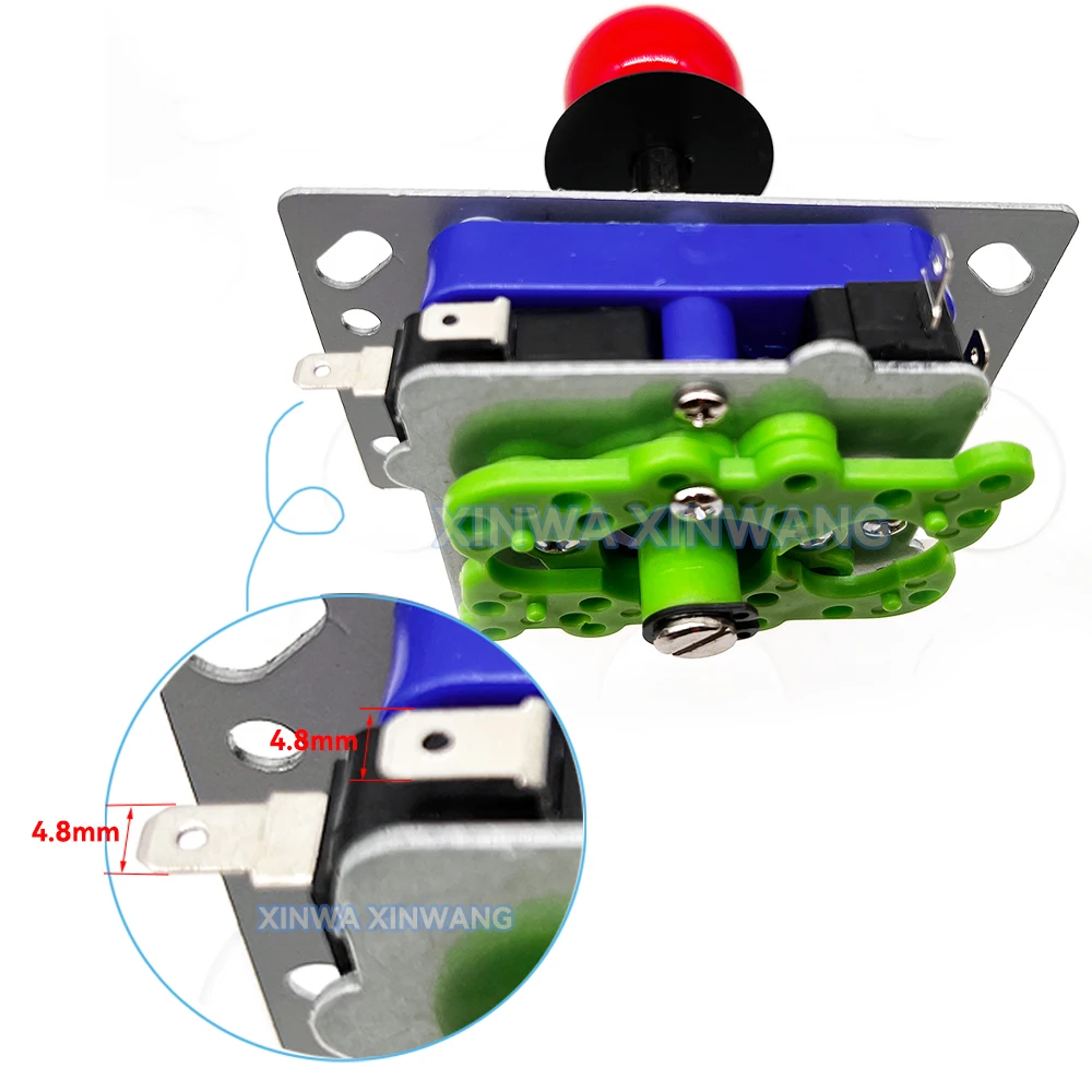 フェッピー-ロングシャフトを備えた楽しいスティック、調整可能な制限器、パンドラボックスコントローラー、アーケードゲーム、ピンボールパーツ、2、4、8ウェイ  - AliExpress