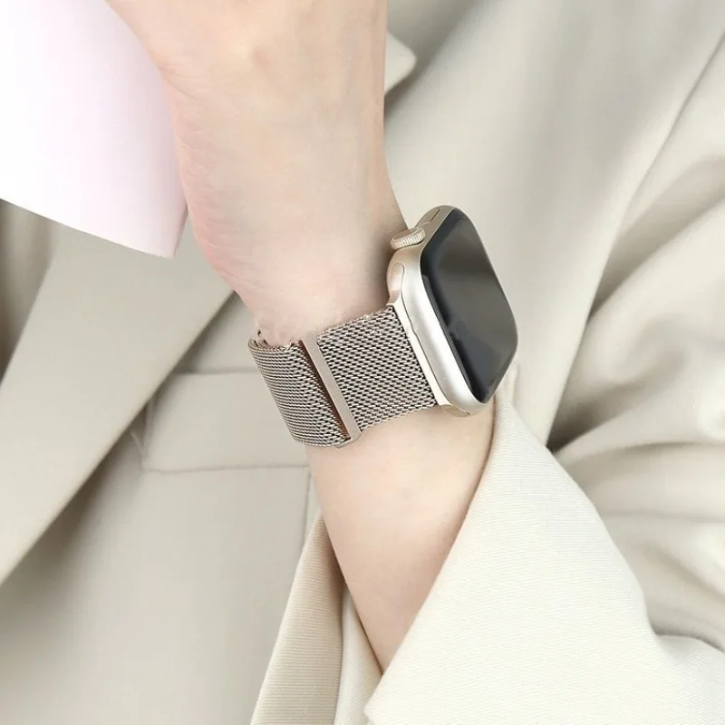 รูปสินค้า สายโลหะ Starlight Milan + เคส Apple Watch หลายขนาด