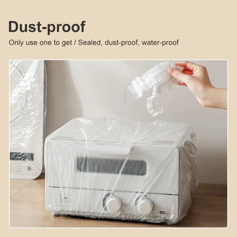 70-110CM Furniture Plastic Cover Dustproof Disposable Thicken Upgrade Drop Cloth Electric Cooker Oven Electric Fan Cover