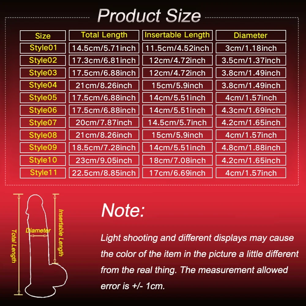 Silicone Realistic Dildo Real Penis Dick Huge Big Suction Cup Strapon 14.5-23cm 5.7-9.06inch Women Female Sex Toy Anal Plug sex toys