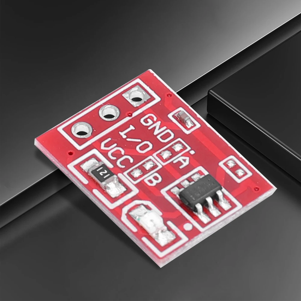 TTP223 터치 스위치 센서 커패시터 유형 2.5V-5.5V 용량 성 터치 스위치 단일 채널 단방향 변환