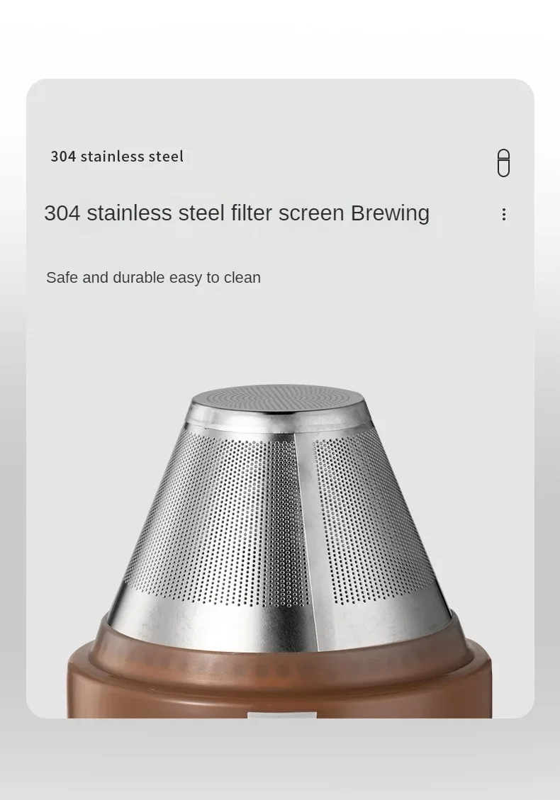 Automatic grinding integrated coffee maker USB portable multi-functional home office business trip beans small mini