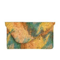 Universal Lightweight Cork Fabric Phone Pouch with Compact Storage Wallet (MULTI)